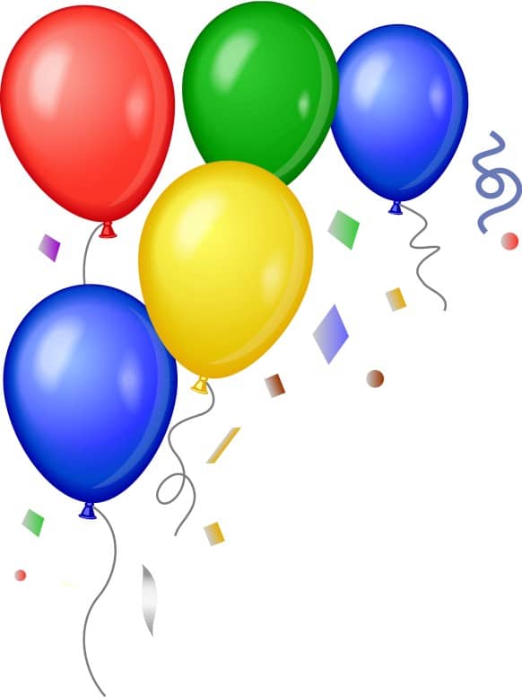 Corner of Bright Balloons