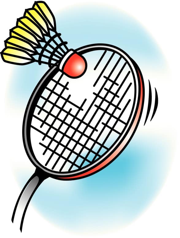 Colorful Badminton