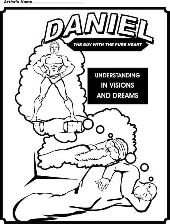 Daniel Coloring Page