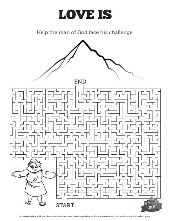 1 Corinthians 13 Love Is Bible Mazes
