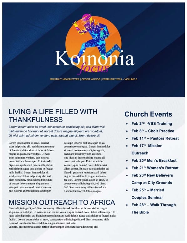 Super Sunday 2022 Newsletter