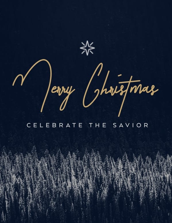 Winter Christmas Flyer Template