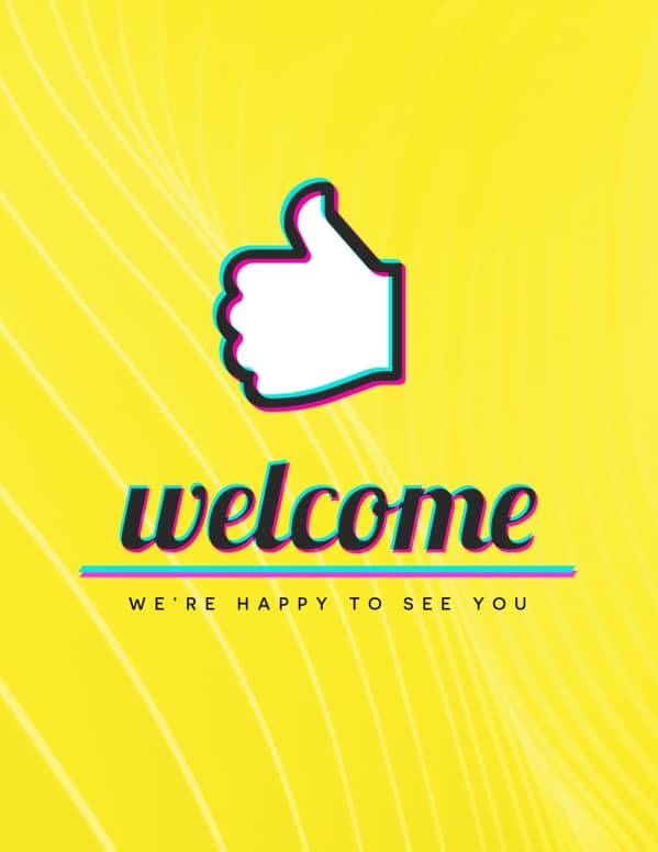 Influencer Yellow Church Flyer