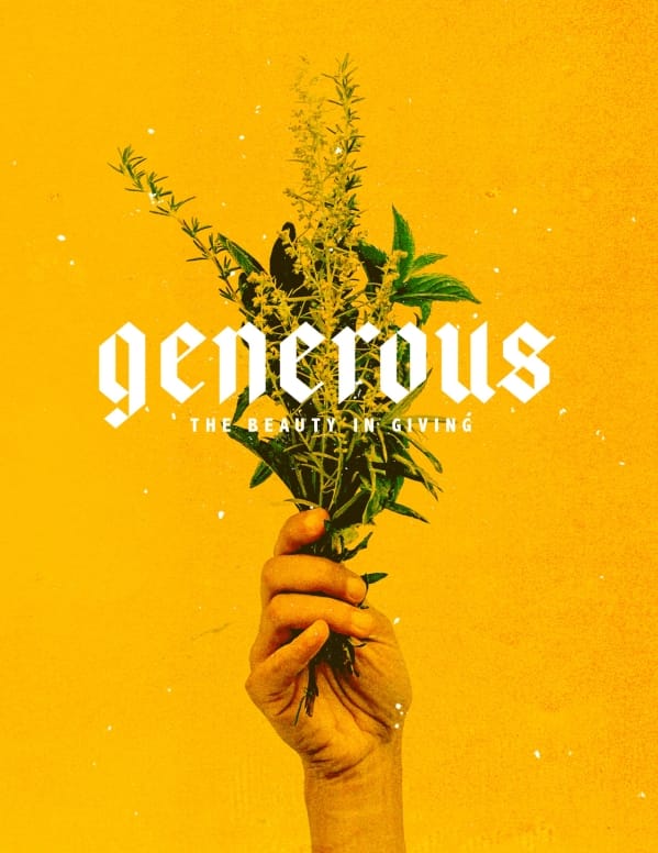 Generous Flowers Church Flyer