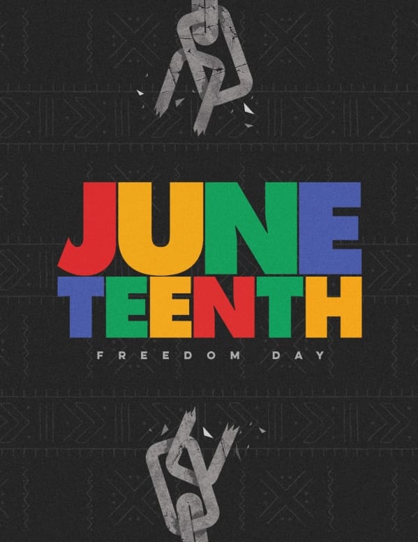 Juneteenth Freedom Church Flyer