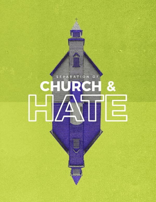 Separation of Church And Hate Church Flyer