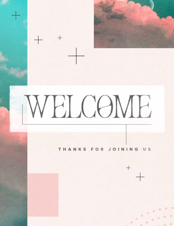 Your New Life Starts Now Church Flyer