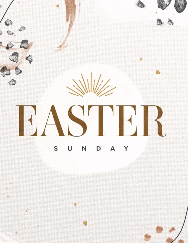 Church Flyer Easter Sunday Church Graphics 2022