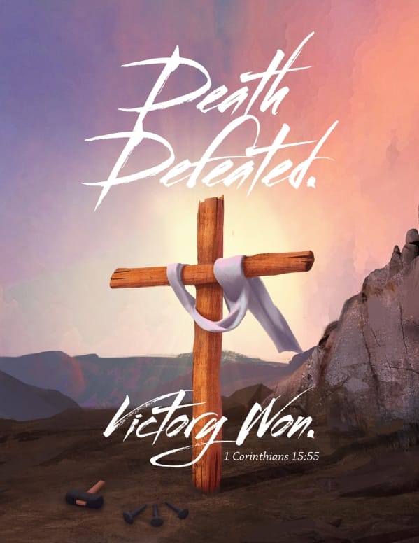 Death Has Been Defeated Easter Flyer
