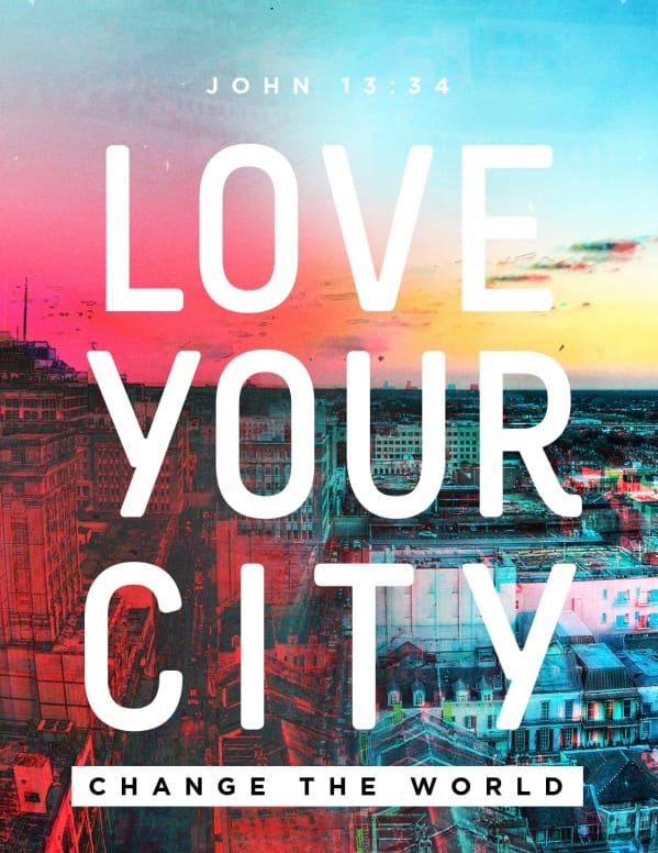 Love Your City Church Flyer