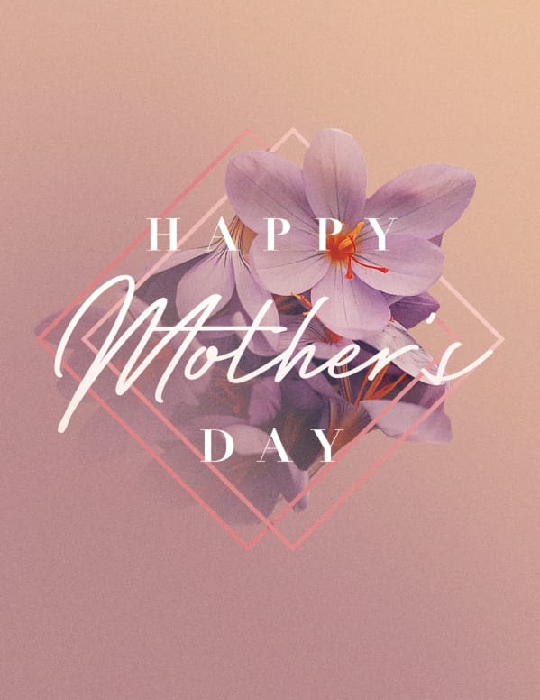 Happy Mother's Day Church Flyer Template