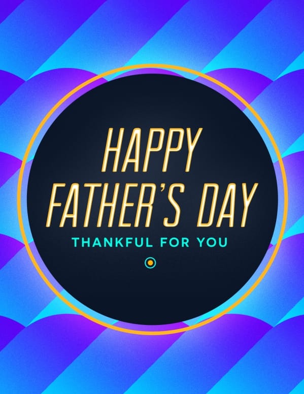 Father's Day Church Flyer Template