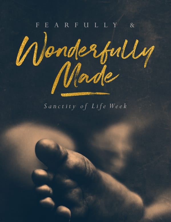 Fearfully & Wonderfully Made Church Flyer Template