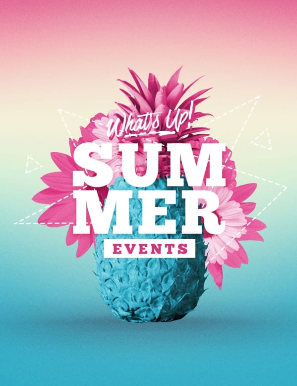 Summer Church Events Flyer Template