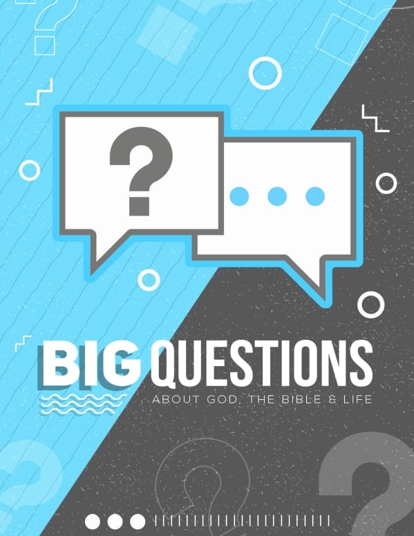 Big Questions Church Flyer