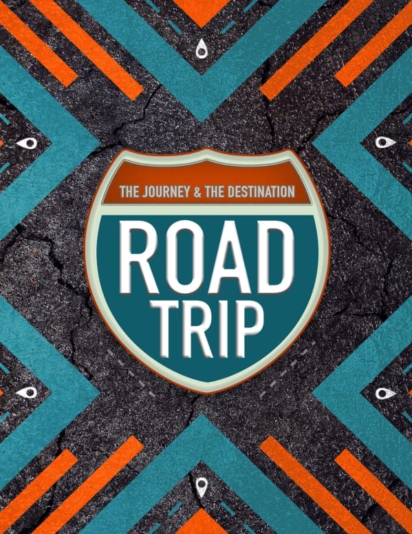 Road Trip Church Retreat Flyer Template