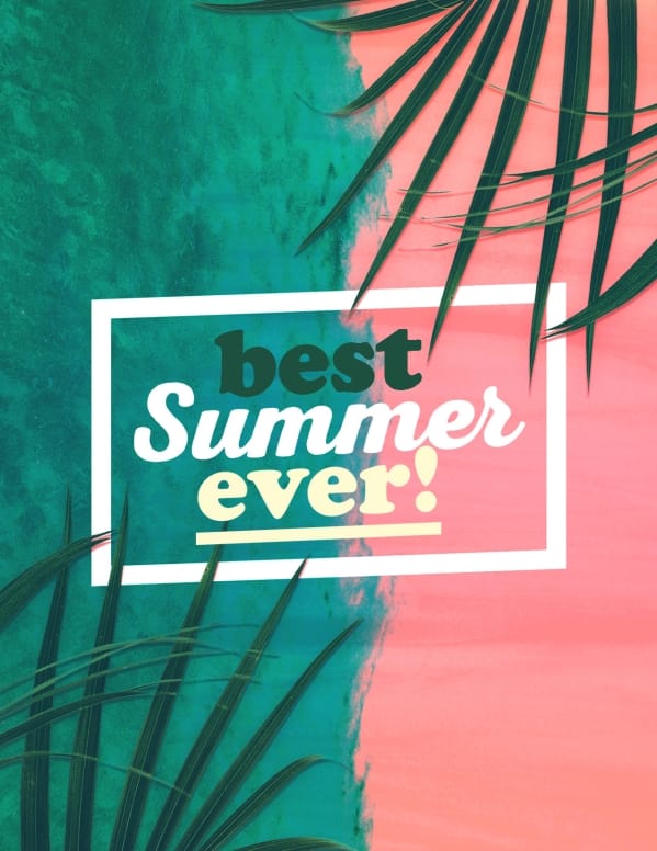 Best Summer Ever Church Flyer