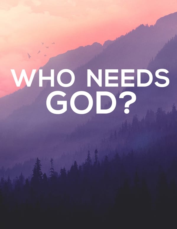 Who Needs God Church Sermon Flyer