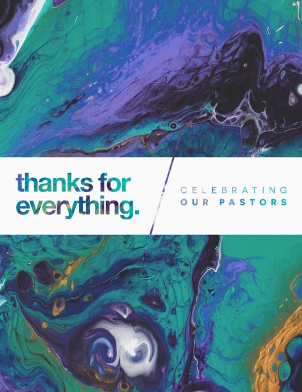 Pastor Appreciation Church Flyer