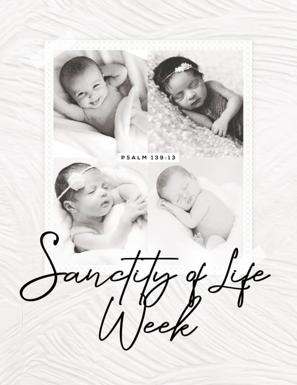 Sanctity of Life Church Flyer