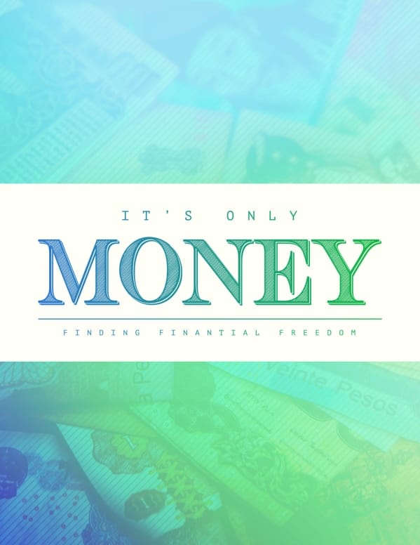 It's Only Money Church Flyer