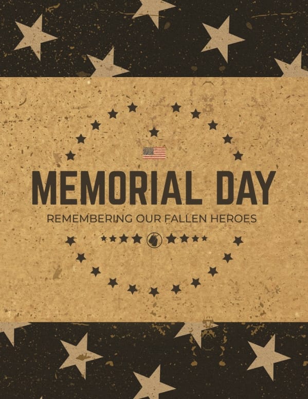 Memorial Day Cork Church Flyer