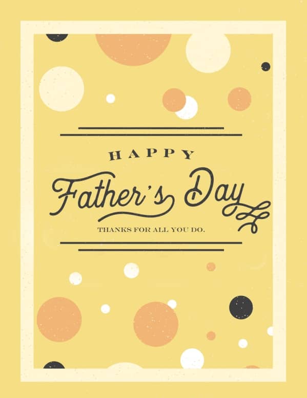 Dad Jokes Father's Day Church Flyer
