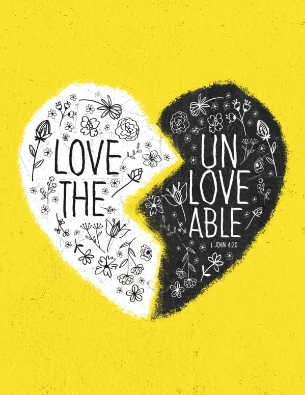 Unloveable Church Flyer