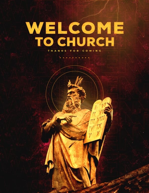 Written In Stone Church Flyer