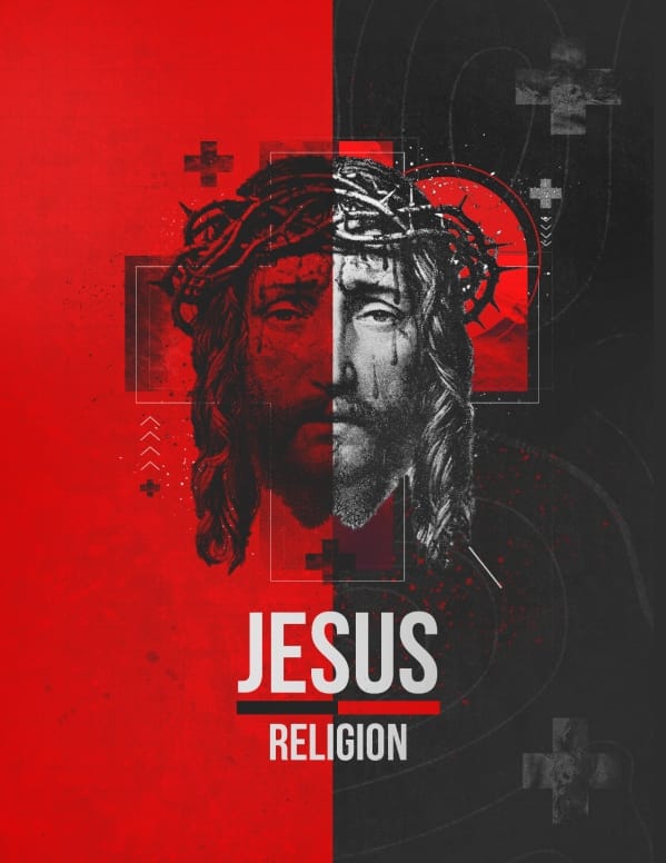 Jesus Over Religion Church Flyer