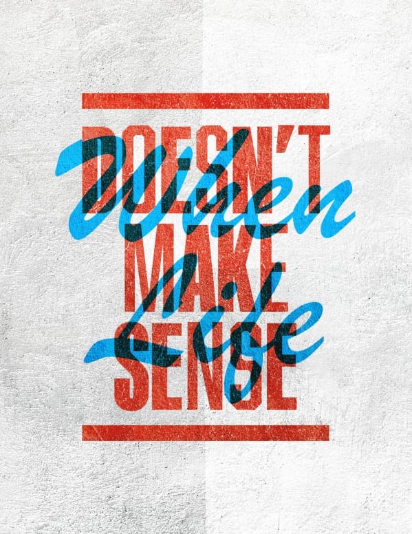 When Life Doesn't Make Sense Church Flyer