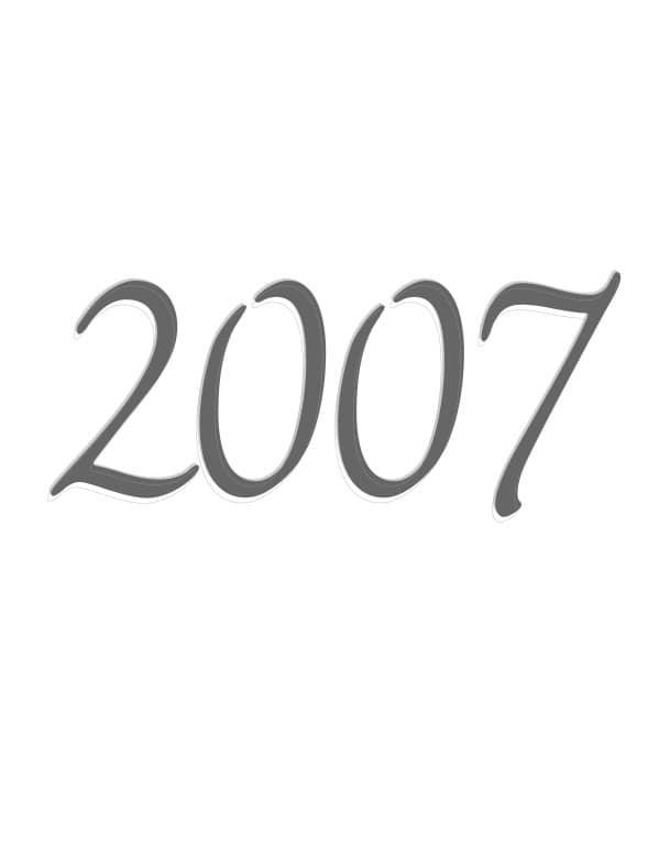 2007 Bold Text