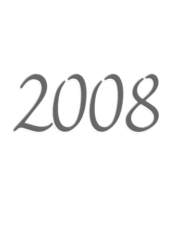 2008 Bold Text