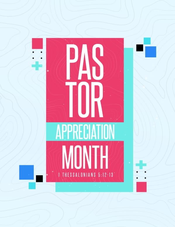 Pastor Appreciation Church Flyer 2022