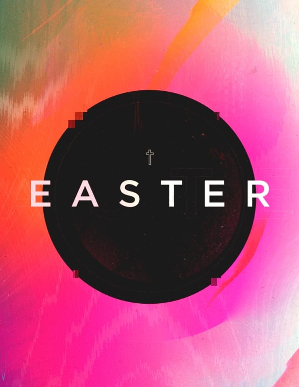 Easter Digital Glitch Collection: Flyer