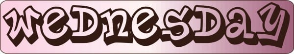 Wednesday Clipart
