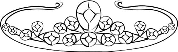 Black and White Tiara
