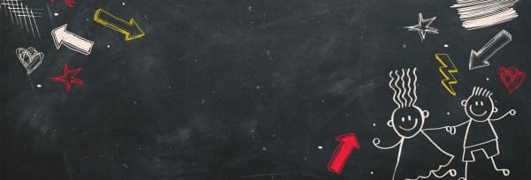 Back To School Chalkboard Art Church Website Graphic