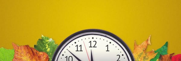Fall Back Daylight Saving Time Church Website Banner