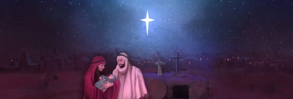 A Savior is Born Christmas Church Website Banner