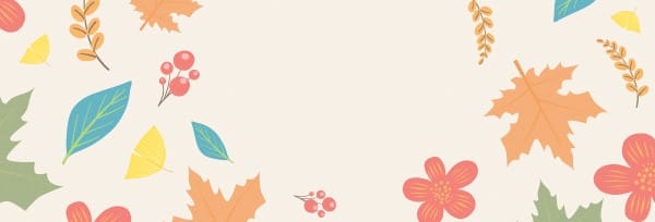 Thanksgiving Blessings Church Website Banner