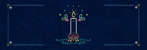 Christmas Eve Candlelight Service Church Website Banner