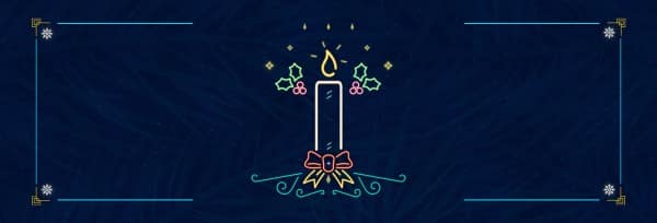 Christmas Eve Candlelight Service Church Website Banner