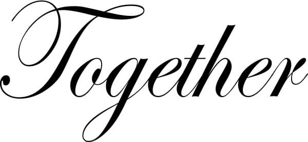 Simple Script Word Together