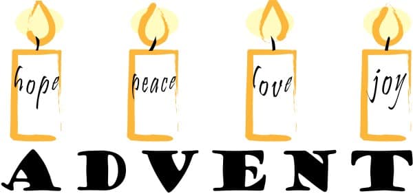 Christmas Word Art for Advent