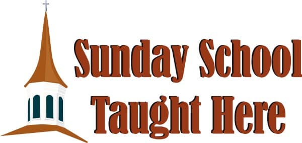 Sunday School Taught Here