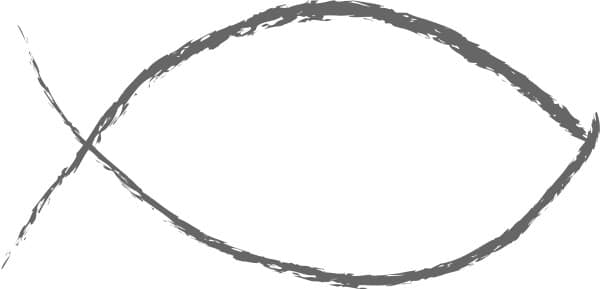 Quick Charcoal Fish Symbol
