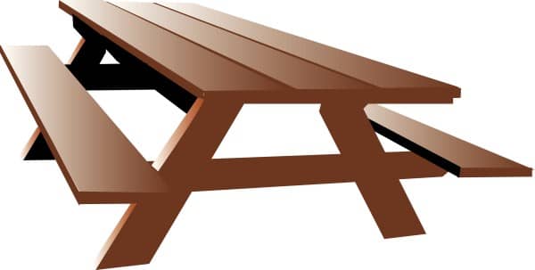 simple Picnic bench