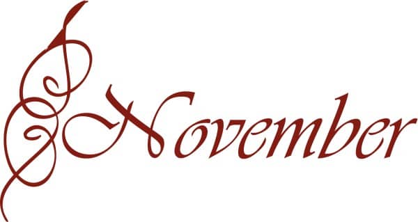 Month of November