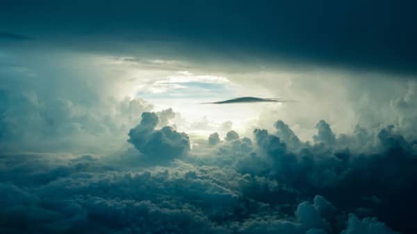 Eye of the Storm Christian Stock Photo